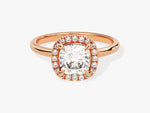 Load image into Gallery viewer, Cushion Halo Moissanite Engagement Ring (1.50 Ct)
