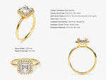 Load image into Gallery viewer, Asscher Halo Moissanite Engagement Ring (1.50 Ct)
