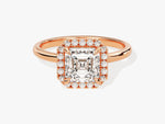 Load image into Gallery viewer, Asscher Halo Moissanite Engagement Ring (1.50 Ct)
