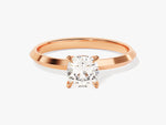 Load image into Gallery viewer, Knife Edge Cushion Moissanite Engagement Ring (1.00 Ct)
