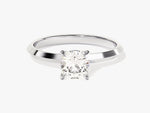 Load image into Gallery viewer, Knife Edge Cushion Moissanite Engagement Ring (1.00 Ct)
