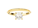 Load image into Gallery viewer, Knife Edge Cushion Moissanite Engagement Ring (1.00 Ct)
