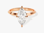 Load image into Gallery viewer, Knife Edge Marquise Moissanite Engagement Ring (1.50 Ct)
