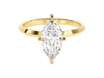 Load image into Gallery viewer, Knife Edge Marquise Moissanite Engagement Ring (1.50 Ct)
