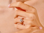 Load image into Gallery viewer, Vintage Marquise Tipped Moissanite Wedding Band