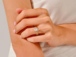 Load image into Gallery viewer, Vintage Marquise Tipped Moissanite Wedding Band