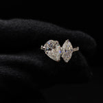 Load image into Gallery viewer, pear diamond ring​
