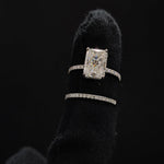 Load image into Gallery viewer, diamond ring radiant cut​
