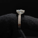 Load image into Gallery viewer, radiant cut moissanite engagement ring​
