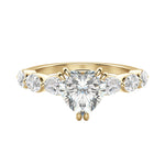 Load image into Gallery viewer, JUNO HEART CUT MOISSANITE ENGAGEMENT RING