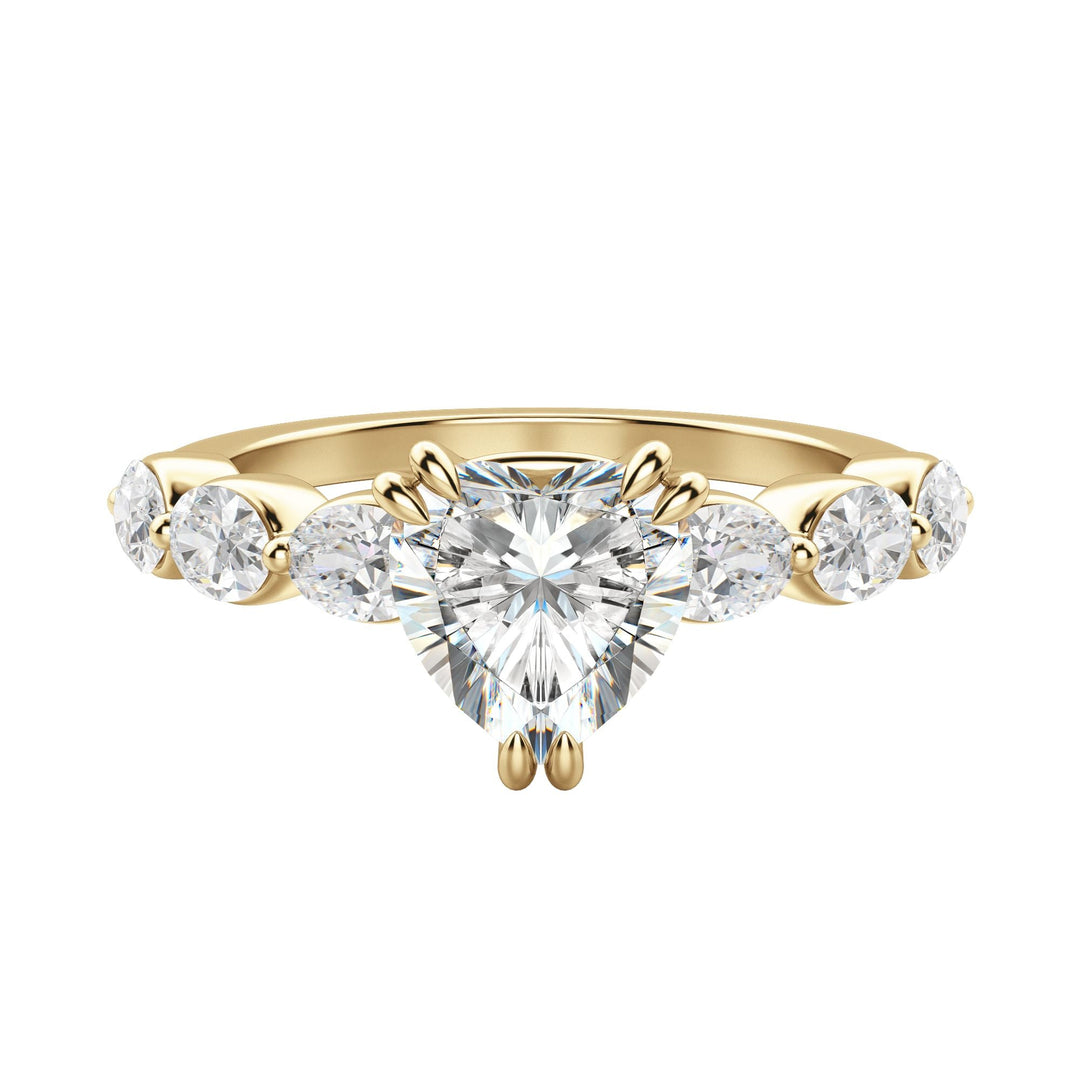 JUNO HEART CUT MOISSANITE ENGAGEMENT RING