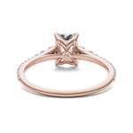 Load image into Gallery viewer, Emerald Signature Graduated Side Stone Engagement Ring
