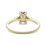 Load image into Gallery viewer, Emerald Signature Graduated Side Stone Engagement Ring

