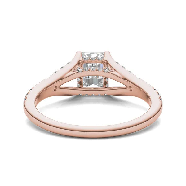 Emerald Duet Engagement Ring
