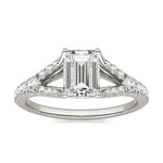 Load image into Gallery viewer, Emerald Duet Engagement Ring
