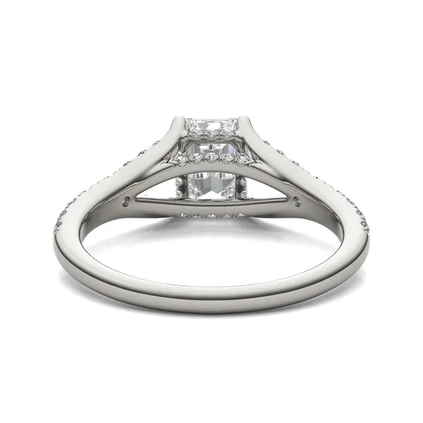 Emerald Duet Engagement Ring
