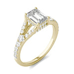 Load image into Gallery viewer, Emerald Duet Engagement Ring
