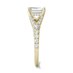 Load image into Gallery viewer, Emerald Duet Engagement Ring
