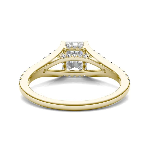 Emerald Duet Engagement Ring