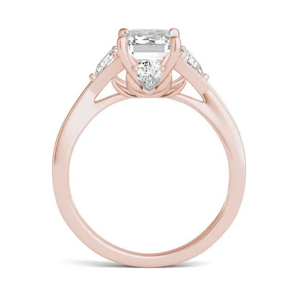 Emerald Expressions Three-stone Engagement Ring