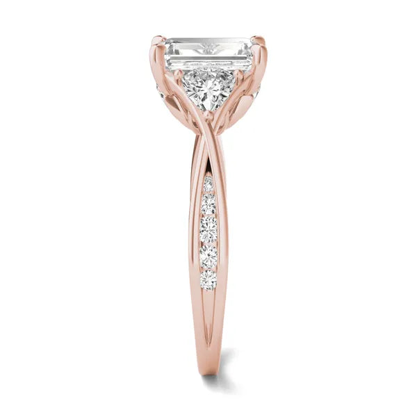 Emerald Expressions Three-stone Engagement Ring