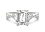 Load image into Gallery viewer, Emerald Expressions Three-stone Engagement Ring
