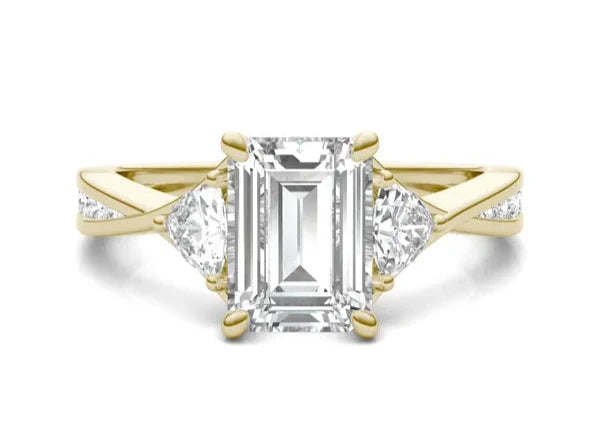 Emerald Expressions Three-stone Engagement Ring