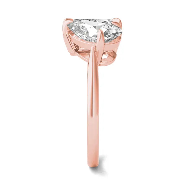 Emerald Pearfection Toi Et Moi Engagement Ring