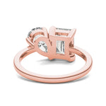 Load image into Gallery viewer, Emerald Pearfection Toi Et Moi Engagement Ring

