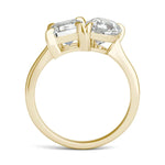 Load image into Gallery viewer, Emerald Pearfection Toi Et Moi Engagement Ring
