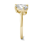 Load image into Gallery viewer, Emerald Pearfection Toi Et Moi Engagement Ring
