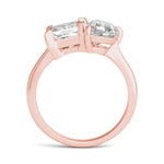Load image into Gallery viewer, Princess Pear Faction Toi Et Moi Engagement Ring
