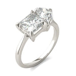 Load image into Gallery viewer, Princess Pear Faction Toi Et Moi Engagement Ring
