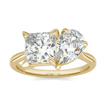 Load image into Gallery viewer, Princess Pear Faction Toi Et Moi Engagement Ring
