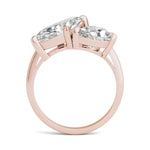 Load image into Gallery viewer, Pear And Marquise Toi Et Moi Engagement Ring
