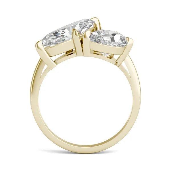 Pear And Marquise Toi Et Moi Engagement Ring