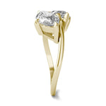 Load image into Gallery viewer, Matching Marquise Bypass Toi Et Moi Engagement Ring
