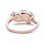 Load image into Gallery viewer, Asymmetrical Perfect Pear Engagement Ring
