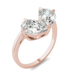 Load image into Gallery viewer, Perfect Pear Toi Et Moi Engagement Ring
