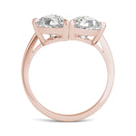 Load image into Gallery viewer, Perfect Pear Toi Et Moi Engagement Ring
