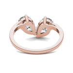Load image into Gallery viewer, Perfect Pear Toi Et Moi Engagement Ring
