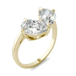 Load image into Gallery viewer, Perfect Pear Toi Et Moi Engagement Ring
