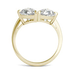 Load image into Gallery viewer, Perfect Pear Toi Et Moi Engagement Ring
