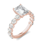 Load image into Gallery viewer, Emerald Wren Engagement Ring
