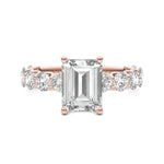Load image into Gallery viewer, Emerald Wren Engagement Ring
