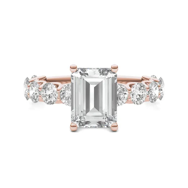 Emerald Wren Engagement Ring