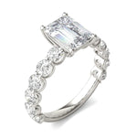 Load image into Gallery viewer, Emerald Wren Engagement Ring
