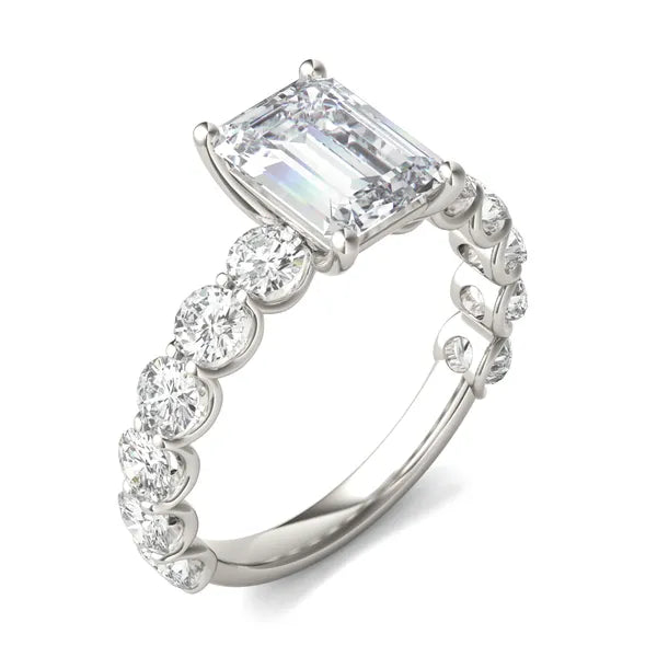 Emerald Wren Engagement Ring