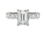 Load image into Gallery viewer, Emerald Wren Engagement Ring
