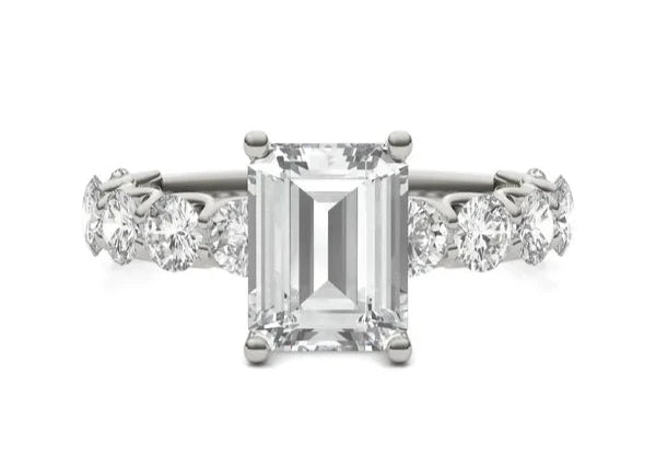 Emerald Wren Engagement Ring